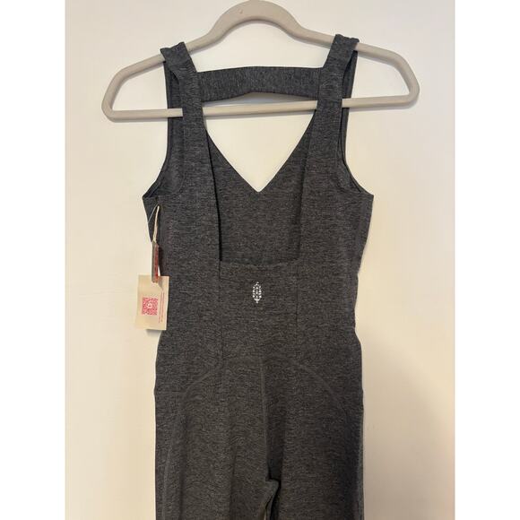 NWT Free People Movement x Hatch Never Better Heather One-piece Gray Size XS - Picture 8 of 8